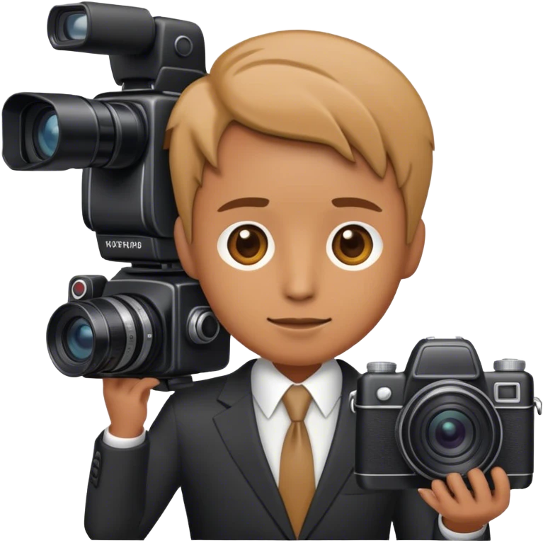 Человек но вместо головы камера emoji