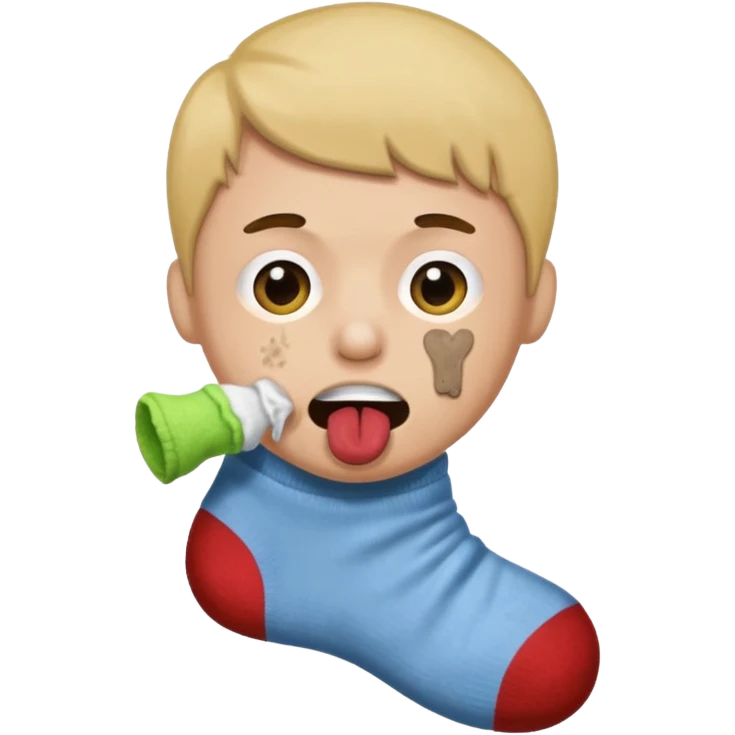 eating sock emoji emoji