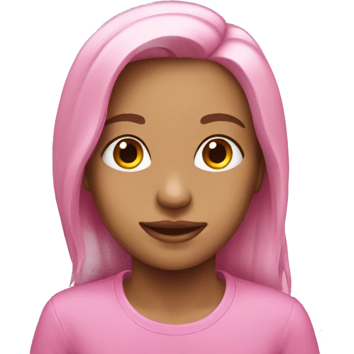 Pink emoji