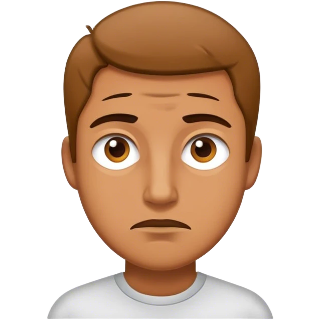 Impatient man emoji