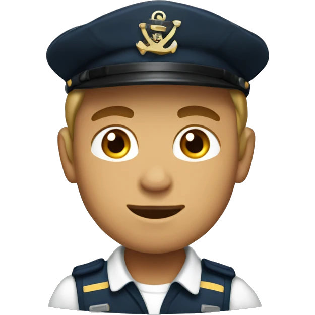 A cabin boy in the marine emoji