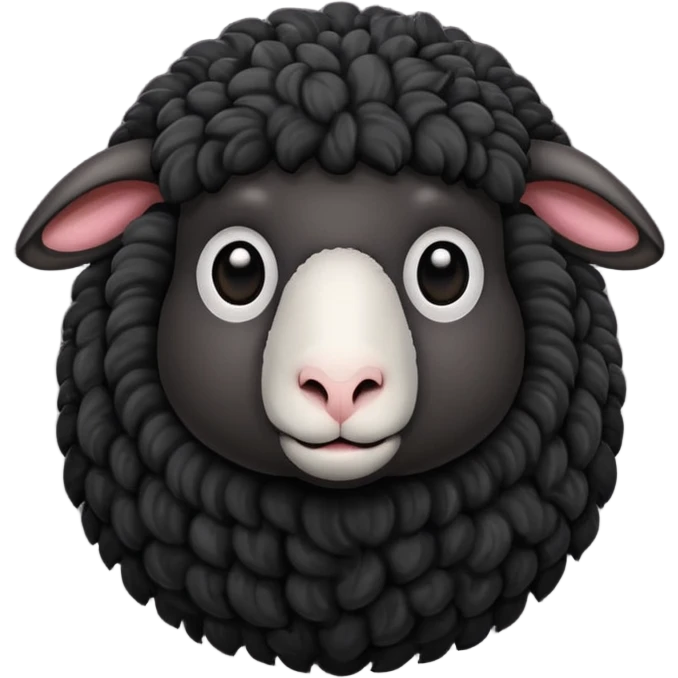 Black sheep emoji