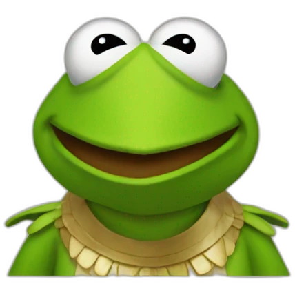 Egyptian صعيدي Kermit the frog emoji