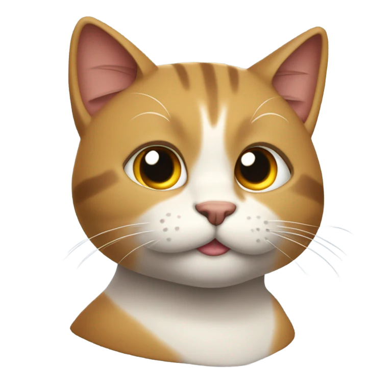 gato con moño emoji