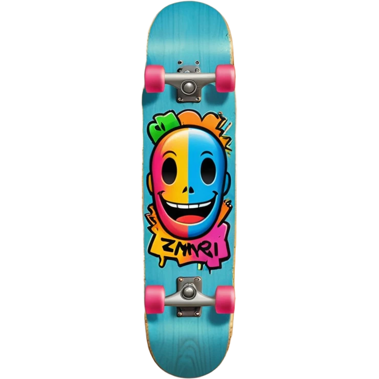 Skateboard deck emoji