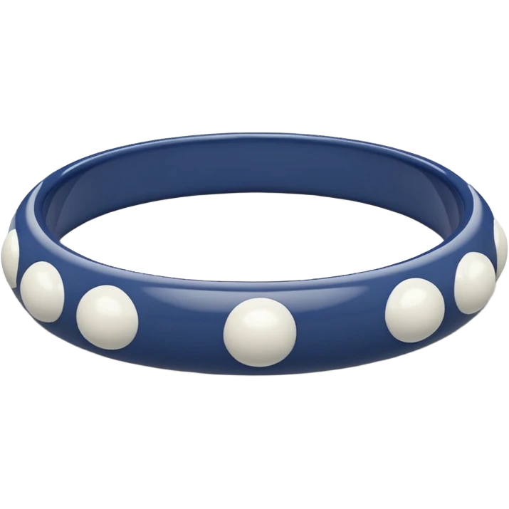 Small white balls bangle emoji emoji