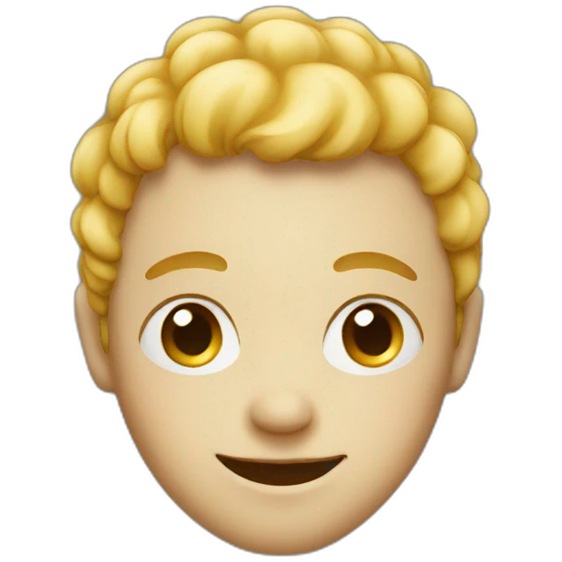 A dot with a face emoji