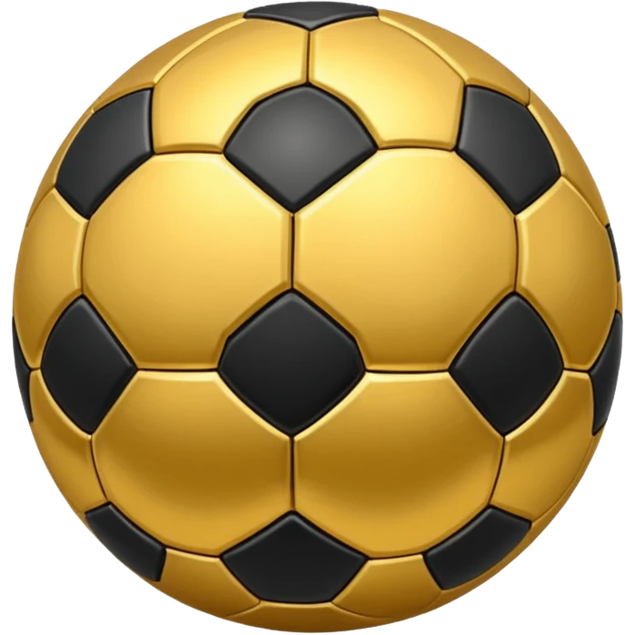Golden soccer ball  emoji