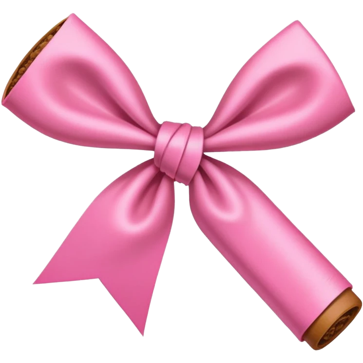 pink blunt with bow emoji