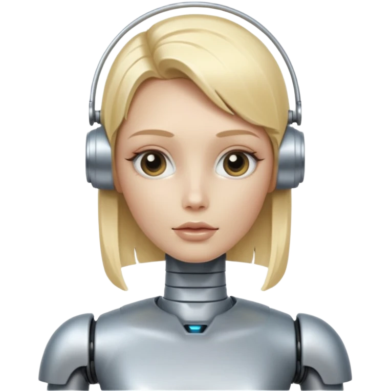 blonde robot emoji