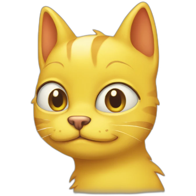 Simpson cat emoji