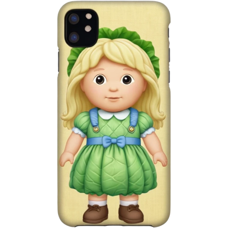 Cabbage patch case emoji