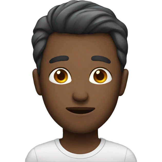 Man showing empathy  emoji