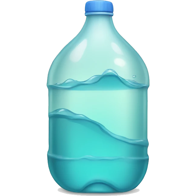 Botella con agua  emoji