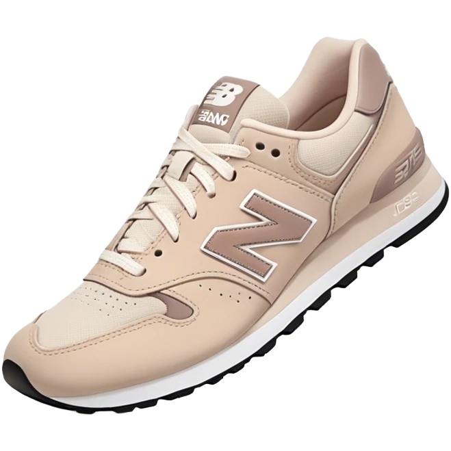 Women's new balance sneakers neutral tone emoji