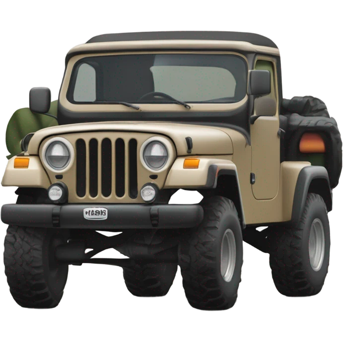Cj-8 jeep scrambler pickup emoji