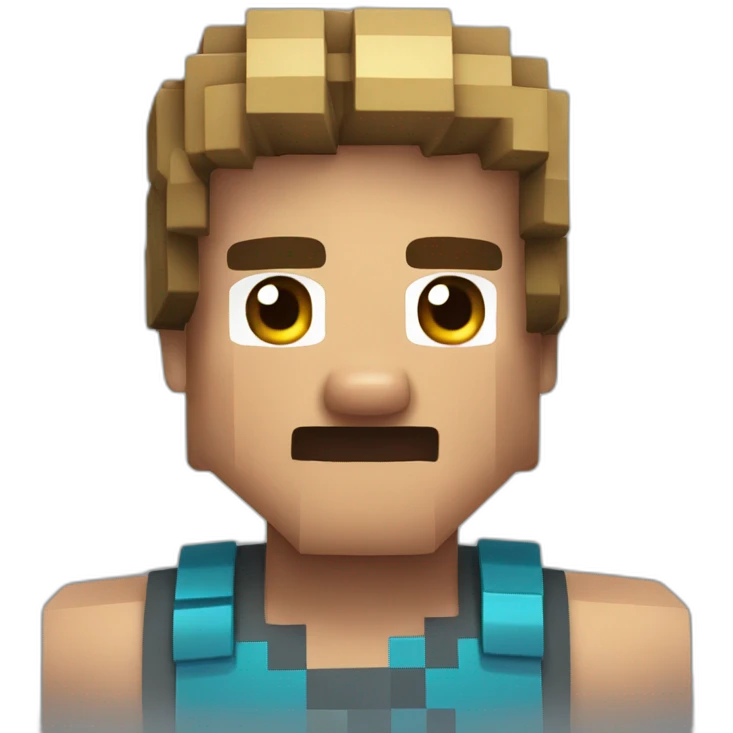 Steve of minecraft emoji
