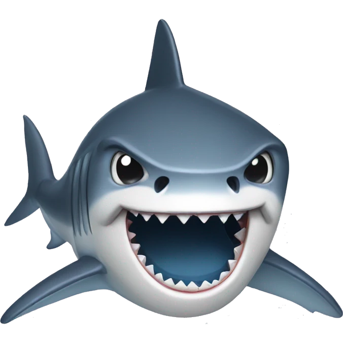 Crying shark  emoji