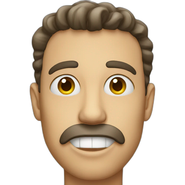 man mewing emoji