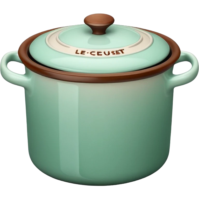 Le Cresuet Cool Mint pot emoji