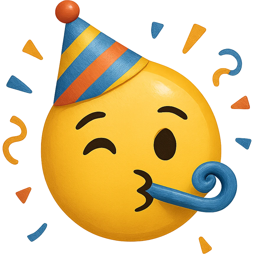 party hat emoji