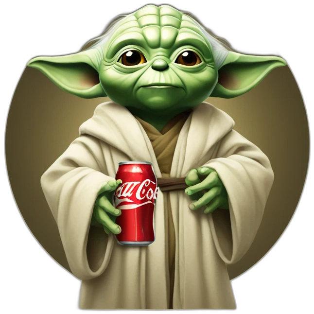 yoda boit coca cola emoji