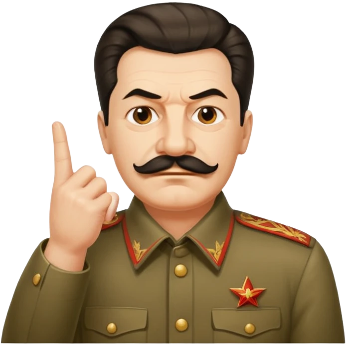 스탈린이 가운데 손가락를 날림 emoji