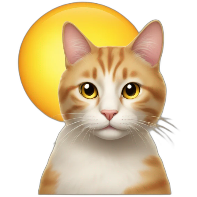 the cat lives in the sun emoji