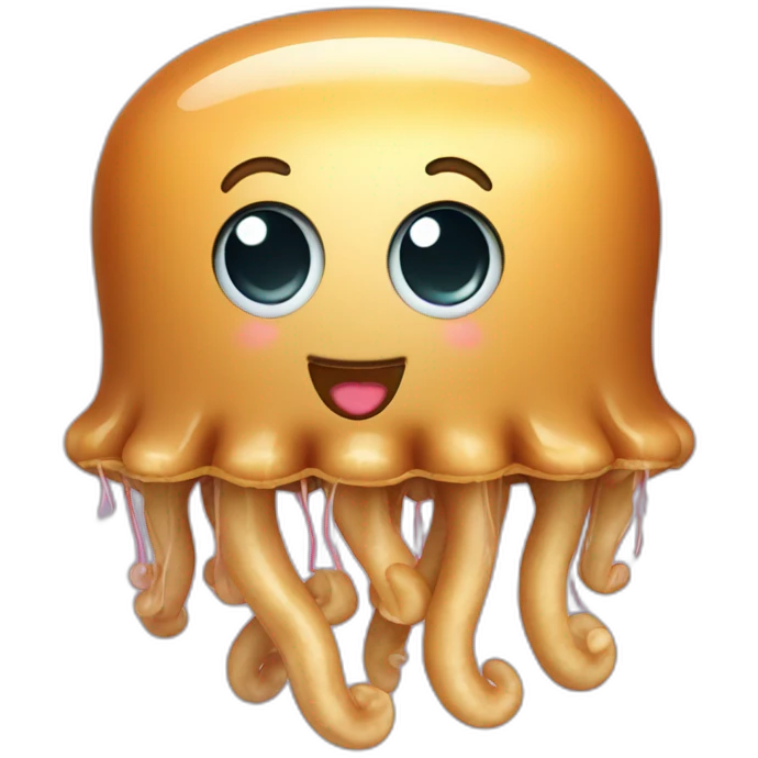 Peanut butter cute jellyfish treasure emoji