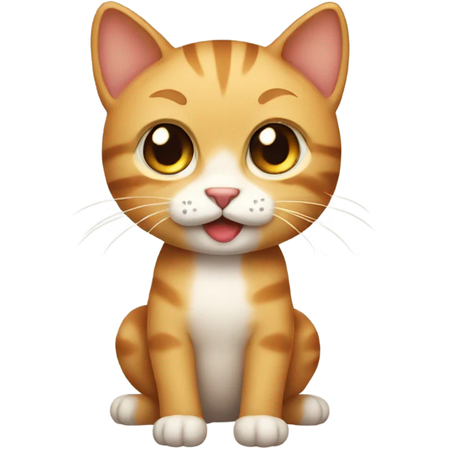 do a cute cat emoji