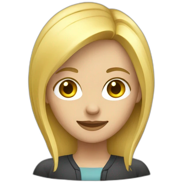 blonde programmer woman emoji