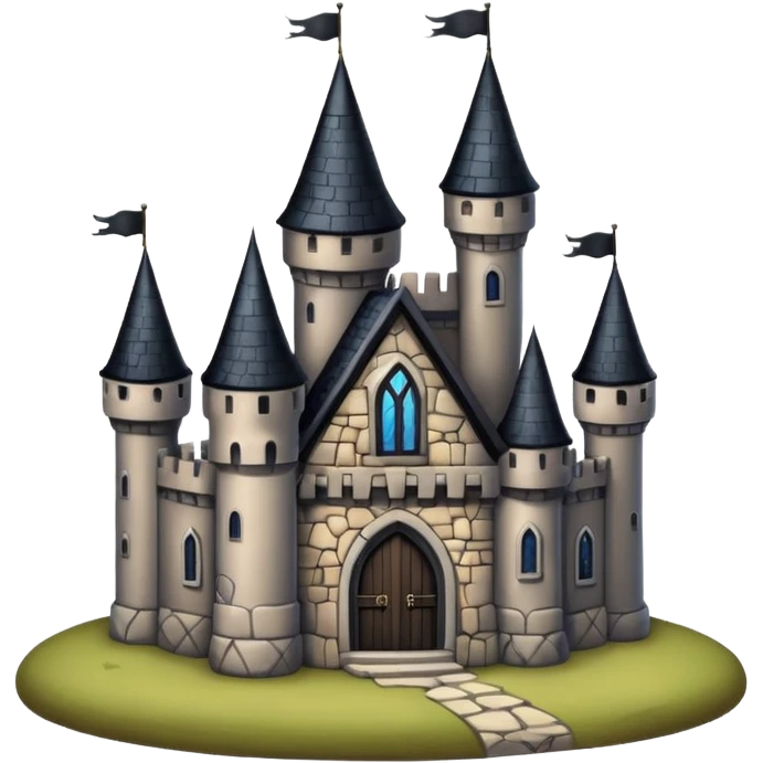 Дом с замком emoji