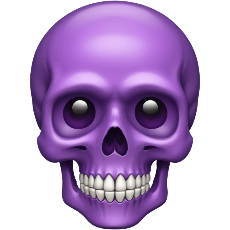 skull purple emoji
