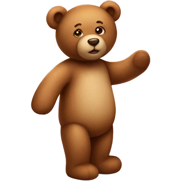 Teddy bear inlove emoji