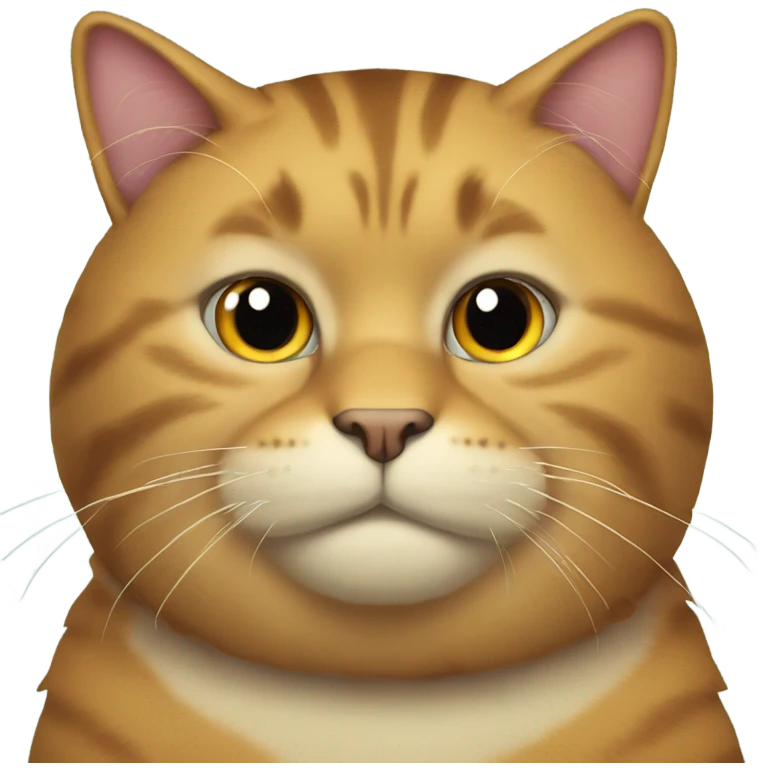 Big fat cat emoji