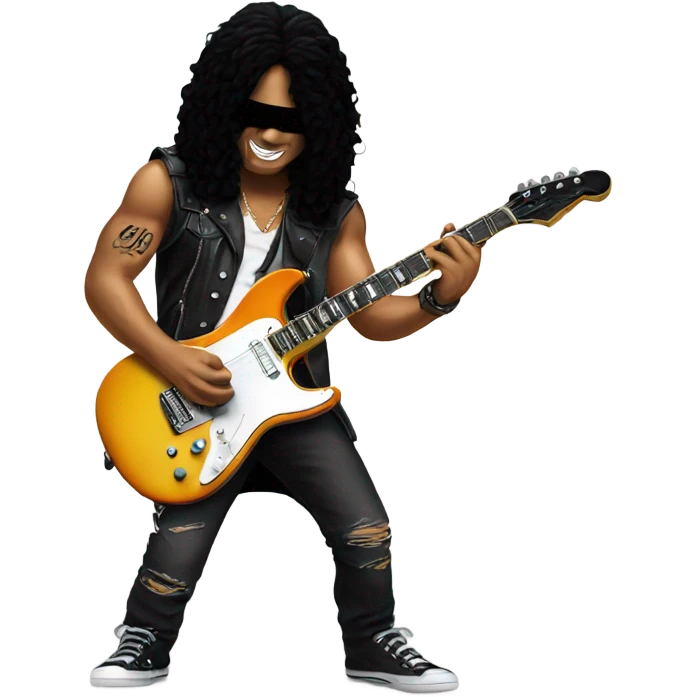 slash with fender emoji