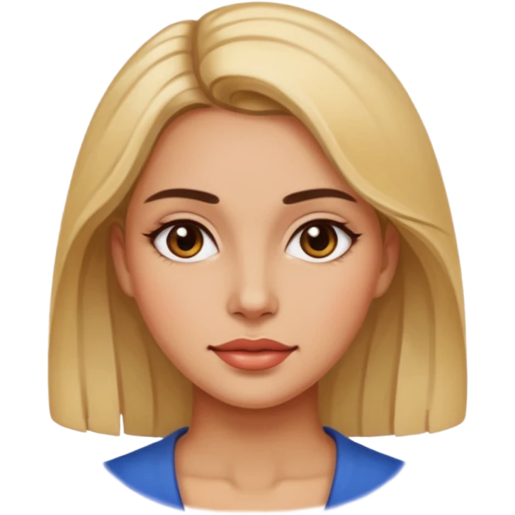 woman painting emoji