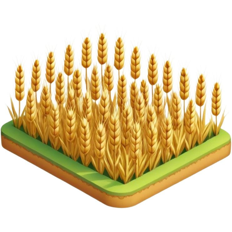 3d-isometric-field-of-wheat emoji