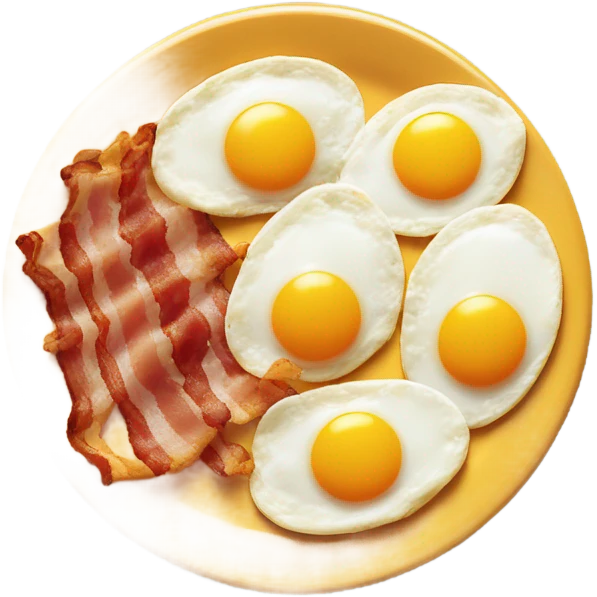 Eggs and bacon emoji