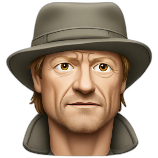 sean bean wearing a burberry cap emoji