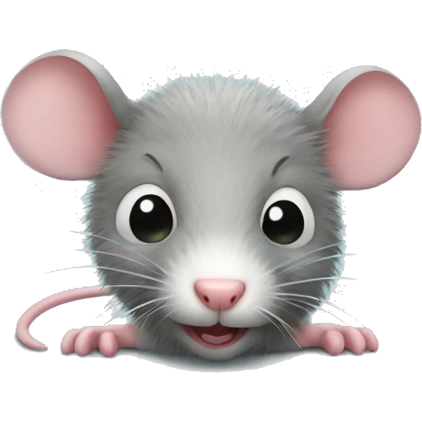 fuzzy rat emoji