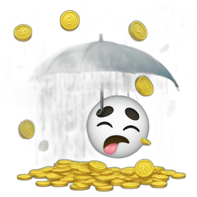 rainy cash emoji