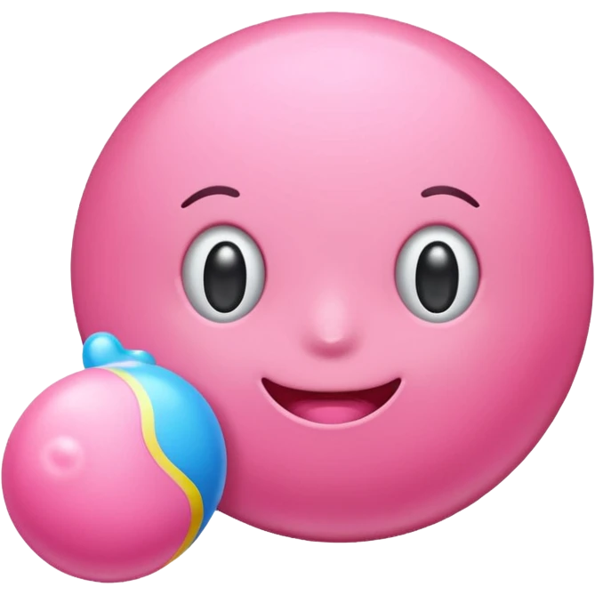 pink google word emoji