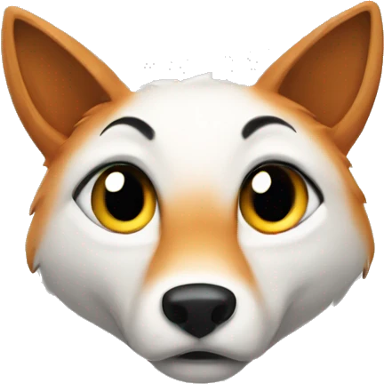 Cry fox emoji