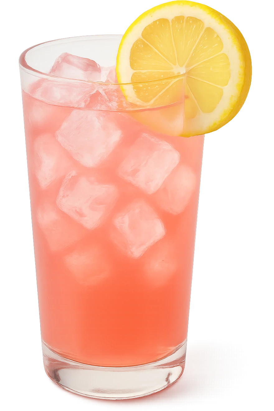 pink lemonade, no background emoji