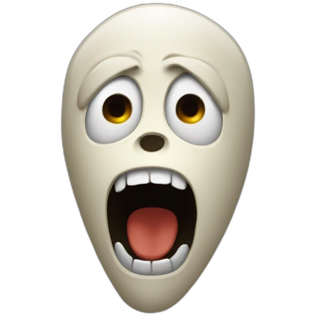 Scream emoji