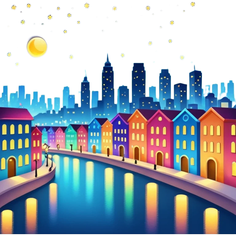 Sparkling Night View emoji