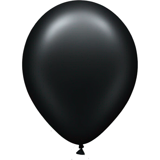 black balloon emoji