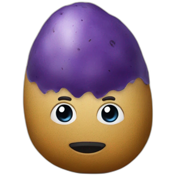 blue-potato emoji