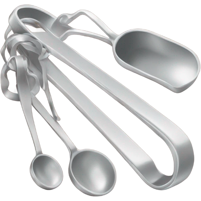 Measuring spoons on loop emoji